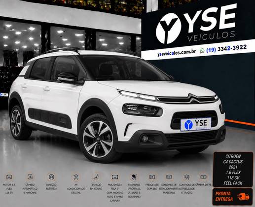 CITROËN C4 CACTUS 1.6 VTI 120 FLEX FEEL PACK EAT6